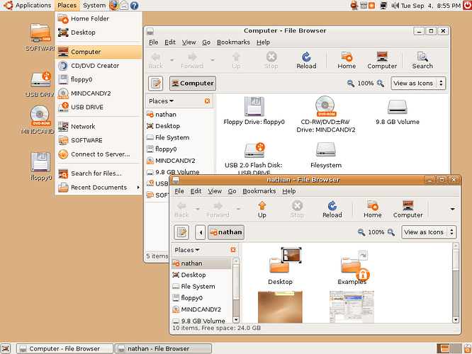 Ubuntu 7.04 网上找的图