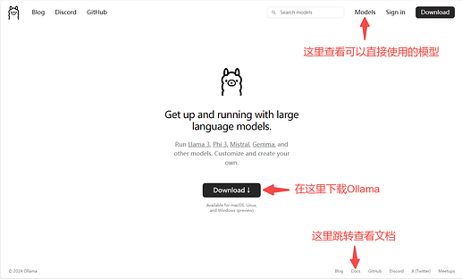 Ollama官网