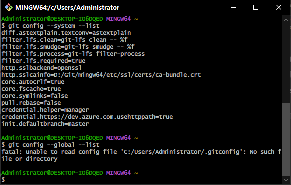 Git Bash 打开