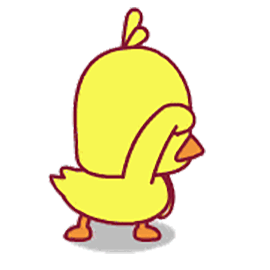 小黄鸭跳舞_爱给网_aigei_com